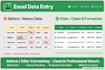 do excel data entry, image to excel and pdf to excel