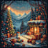 whimsical christmas greeting cards