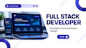 develop a custom website frontend backend as a full stack web developer