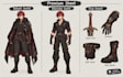 create a character reference sheet with turnaround