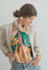 design a hand illustrated silk scarf print