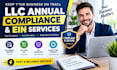 assist with llc annual compliance and ein services
