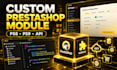 develop a custom prestashop 8 or 9 module