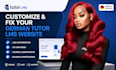 customize your german tutor lms website and fix lms issues