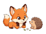 make cute animal illustration