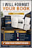 do book formatting and layout design, ebook formatting, report and pdf