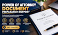 assist with poa document formatting and notary appointment coordination