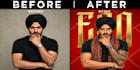 do 3 photos background removal  and  retouching