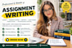 write the assignment as a professional assignment writer