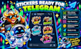 design custom crypto and telegram stickers
