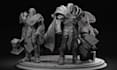 3dp model sculpture,characters,warhammer40k,dnd miniatures,stl,creatures,statue