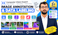 do image annotation, bounding box, polygon, and segmentation for ai