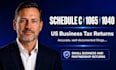 prepare your US schedule c, form 1065 or form 1040 tax return