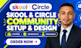 setup circle so skool online course community circle skool community circle so