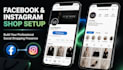 setup facebook and instagram store with shopify catalog sync