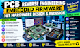 design pcb reverse engineering, embedded firmware, iot, and redesign services