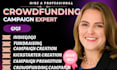 create a kickstarter and indiegogo crowdfunding campaign page