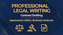 do professional legal writing and contract drafting