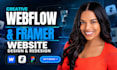 do webflow website design, framer website, figma to webflow, webflow developer