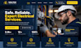 design squarespace electrician website electrical contractor estimate request