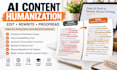 edit and humanize ai content and proofread chatgpt text