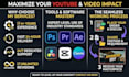 design attractive youtube thumbnail and video editing