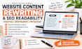 rewrit and website content