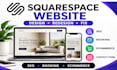 build squarespace website, fix, redesign squarespace website squarespace booking