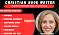 write your christian book daily devotional or bible study