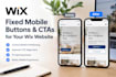 fix misplaced buttons and ctas on your wix mobile website