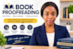 proofread and edit your book or manuscript