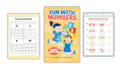 do educational workbook, english math science worksheet, kids learning activity