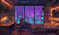 create pixel art scene background environment animation game