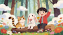 do concept art, background and characters in cartoon 2d