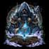 create an fantasy logo design artwork