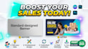 design high converting promotional banners
