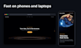 create an interactive 3d website with three js