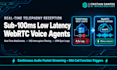 build real time api webrtc ai voice system websockets stream apps python nodejs