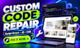 squarespace javascript fix, custom code, code injection, CSS bugs, script errors