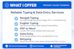 do fast bengali and english typing and data entry