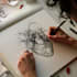 draw a professional anatomical medical drawing