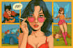comic book illustration with comic book illustrator