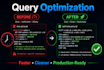 write, debug, and optimize complex sql queries