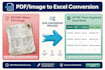 do data entry and pdf to excel conversion