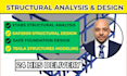 do structural analysis and design by etabs sap2000 safe, tekla structure