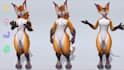 create custom furry vrchat avatar and 3d fursona model for quest and pc