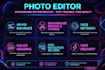 do 4k HD photo editing and background change