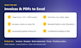 extract data from invoices and pdfs to excel using ai ocr