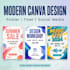create modern canva design for poster, flyer, social media post