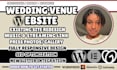 wedding venue website, event space website design, event hall website